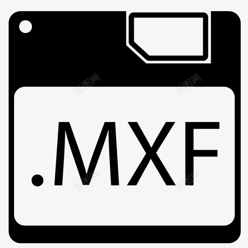 mxf文件格式图标svg_新图网 https://ixintu.com mxf 文件 文件格式化 格式 组织