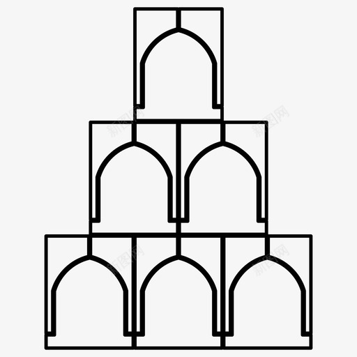 阿拉伯花纹拱门伊斯兰图标svg_新图网 https://ixintu.com 伊斯兰 图案 拱门 斋月 清真寺 阿拉伯花纹