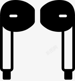耳机连接器耳机电缆连接器图标高清图片