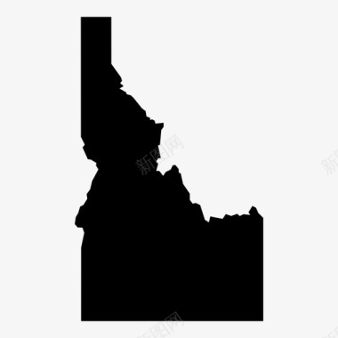 爱达荷州美国州图标图标