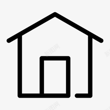 家庭公寓大楼图标图标