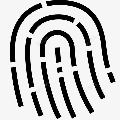 指纹身份传感器图标svg_新图网 https://ixintu.com sharpicons24px网格1px笔划 传感器 指纹 触摸id 身份