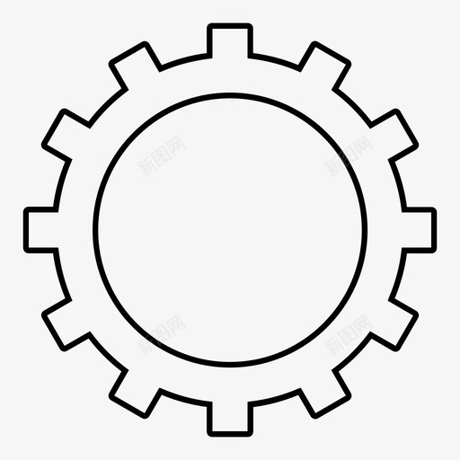 齿轮工业维修工具图标svg_新图网 https://ixintu.com 工业 系统选项 维修大纲 维修工具 设置 齿轮