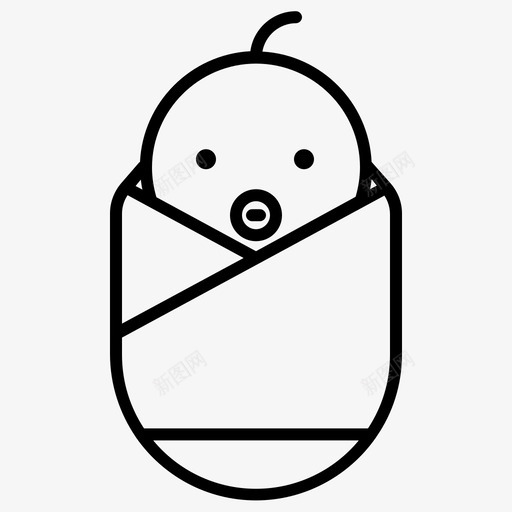 婴儿护理健康图标svg_新图网 https://ixintu.com 健康 医疗 婴儿 护理 新生儿