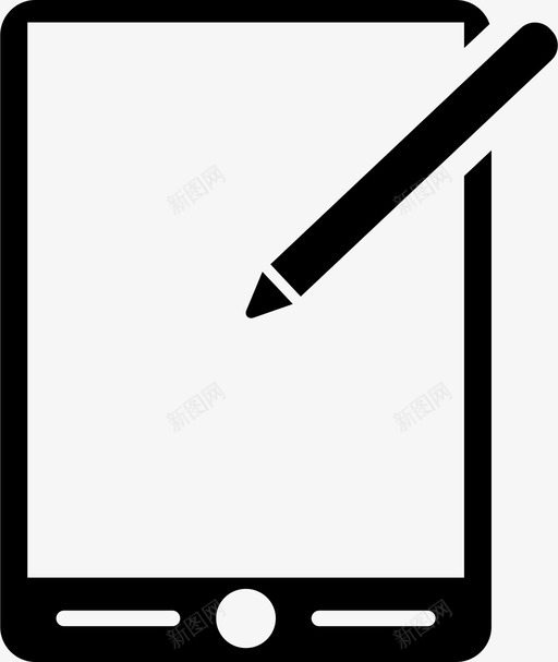 荧光笔笔手写笔图标svg_新图网 https://ixintu.com 写字板 平板电脑 手写笔 笔 荧光笔