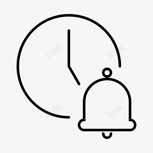 时间通知通知时区图标svg_新图网 https://ixintu.com 时区 时钟和时间 时间通知 通知