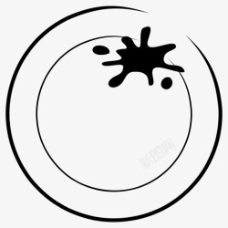 洗碗碟脏盘子盘子洗碗碟图标高清图片