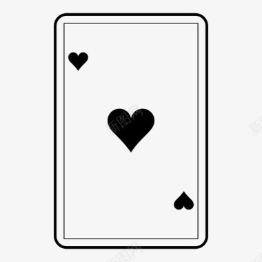 纸牌赌场游戏图标图标
