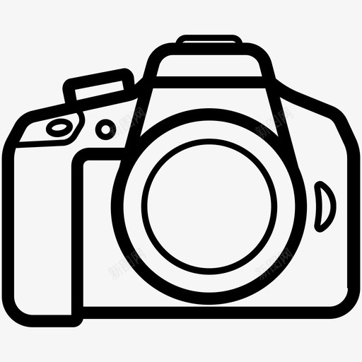 数码相机佳能镜头图标svg_新图网 https://ixintu.com 佳能 数码相机 照片 照相机 镜头