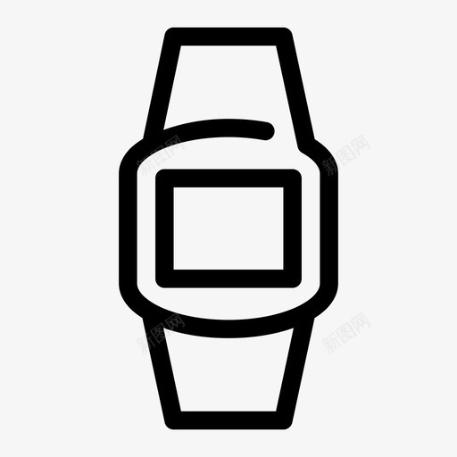 智能手表时钟时尚图标svg_新图网 https://ixintu.com 时尚 时钟 智能手表 计时器 设备gapfair