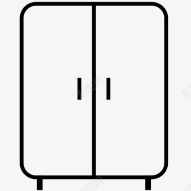 储藏室橱柜储物柜图标图标