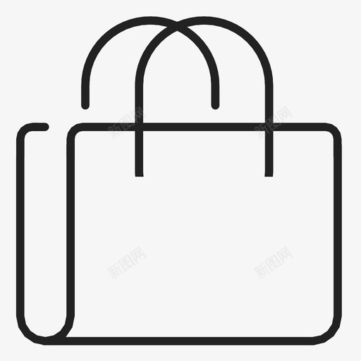 购物袋结账购物中心图标svg_新图网 https://ixintu.com 市场 结账 购物中心 购物袋