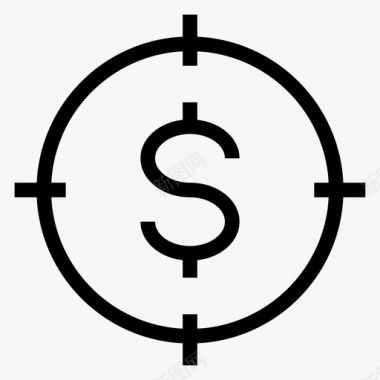 目标货币现金货币图标图标