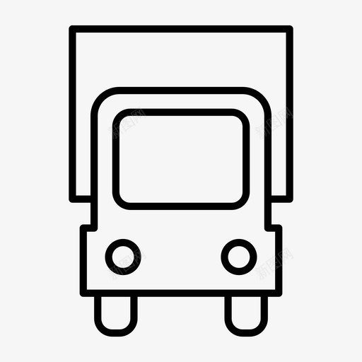卡车货物承运人图标svg_新图网 https://ixintu.com 交货 卡车 承运人 货物 运输