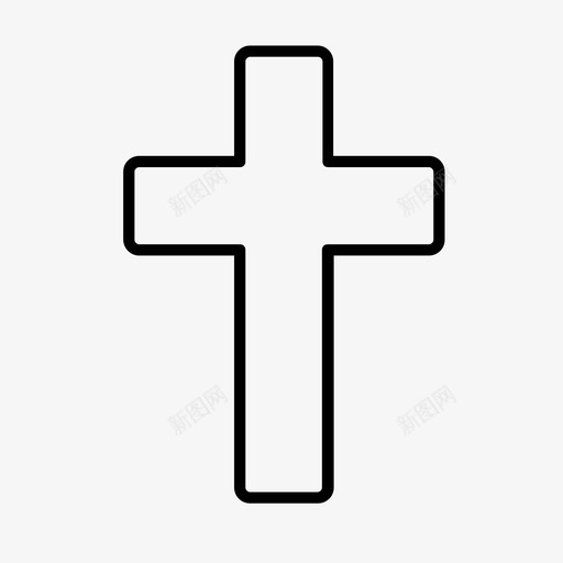 复活节基督教十字架图标svg_新图网 https://ixintu.com 十字架 基督教 复活节 耶稣 耶稣受难日