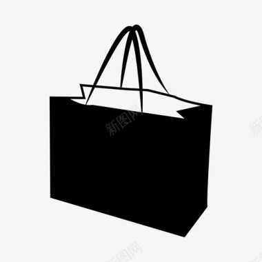 购物袋环保型图标图标