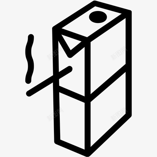 香烟盒子智利食品图标svg_新图网 https://ixintu.com 智利食品 盒子 香烟