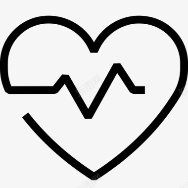心率监视器心跳心率图标图标