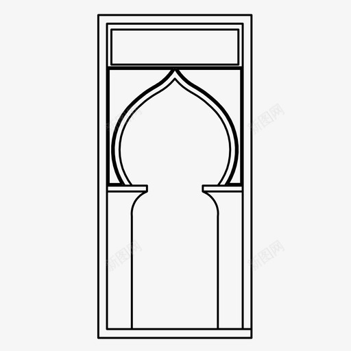 伊斯兰窗户阿拉伯式建筑装饰品图标svg_新图网 https://ixintu.com 伊斯兰窗户 图案 装饰品 阿拉伯式建筑