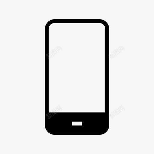 手机屏幕智能手机图标svg_新图网 https://ixintu.com 其他v字形 屏幕 手机 智能手机