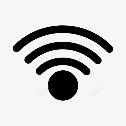 wifi连接集线器图标svg_新图网 https://ixintu.com wifi 无线 网络 连接 集线器