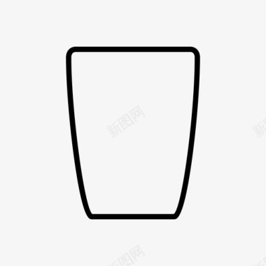 玻璃杯可可饮料图标图标