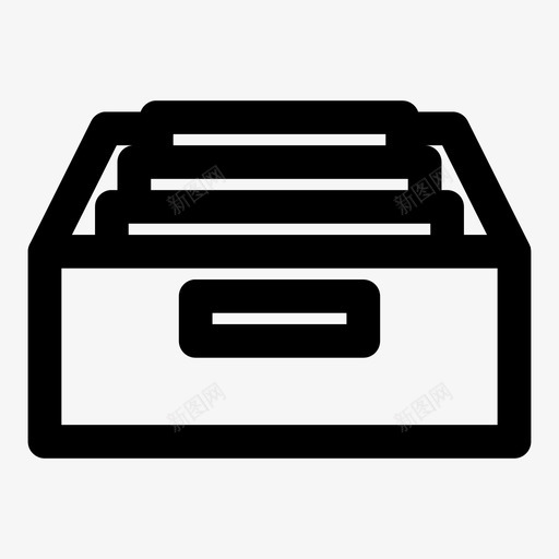 档案文件柜数据图标svg_新图网 https://ixintu.com 数据 文件 文件柜 档案