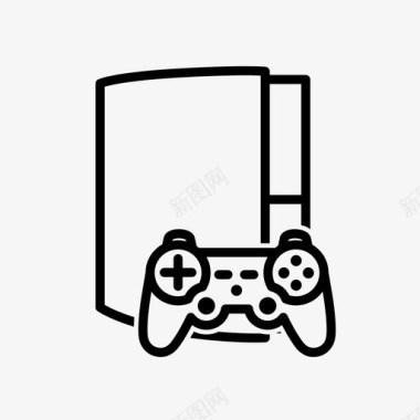 ps3游戏机图标图标