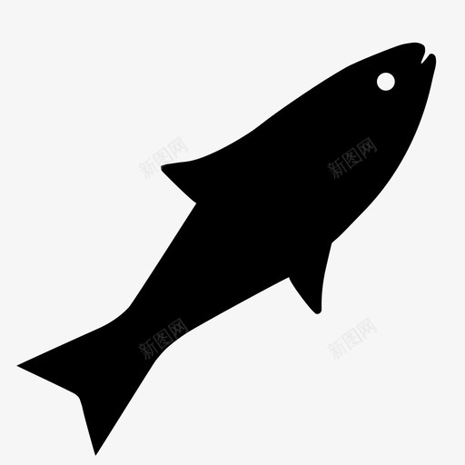 鱼动物海鱼图标svg_新图网 https://ixintu.com 动物 海鱼 鱼