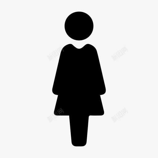 女性成人女孩图标svg_新图网 https://ixintu.com 人 女士 女孩 女性 成人 用户