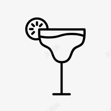 饮料酒吧鸡尾酒杯图标图标
