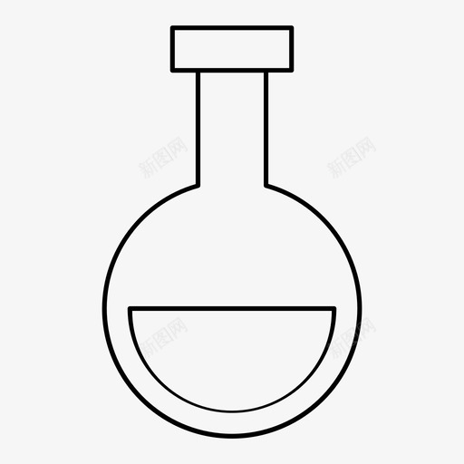 佛罗伦萨烧瓶化学实验室图标svg_新图网 https://ixintu.com 佛罗伦萨烧瓶 化学 实验室 教育四季 液体 科学