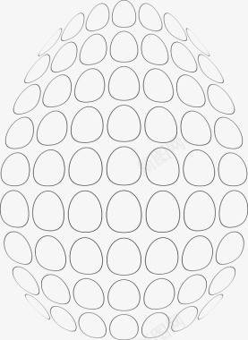 复活节彩蛋彩蛋假期图标图标