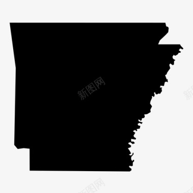 阿肯色州美国州图标图标