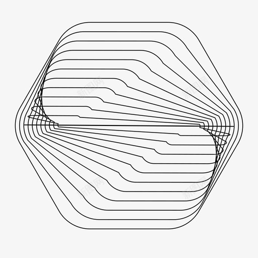 几何六边形数学向量图标svg_新图网 https://ixintu.com 几何六边形 向量 数学
