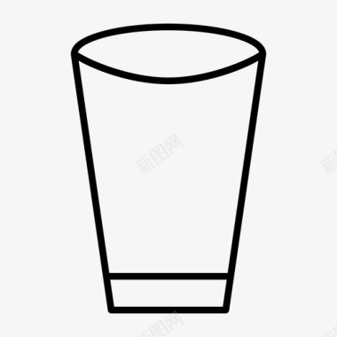玻璃杯饮料水图标图标