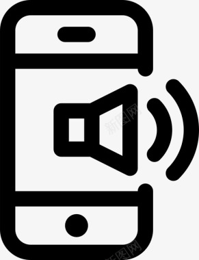 电话声音音频互联网图标图标