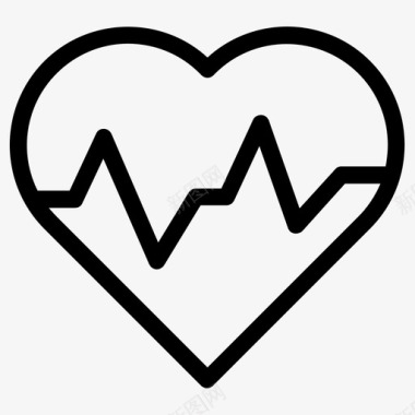 心脏心跳医疗图标图标