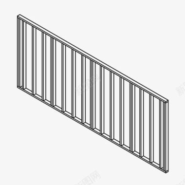 墙体结构建筑木工图标图标