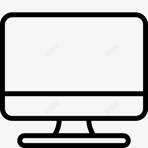 电脑mac显示器图标svg_新图网 https://ixintu.com mac pc 屏幕 显示器 概要集合 电脑