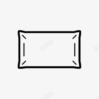 枕头床垫子图标图标