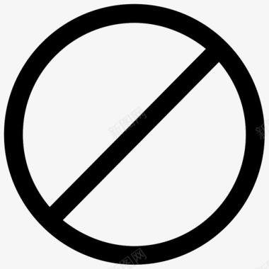 禁止禁忌图标图标
