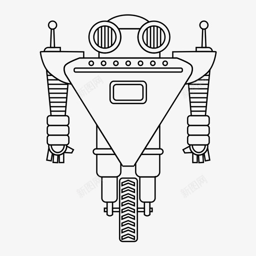 机器人警察电子机器图标svg_新图网 https://ixintu.com 机器 机器人 机器人警察 玩具 电子