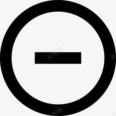 圆形删除按钮材质单色图标图标