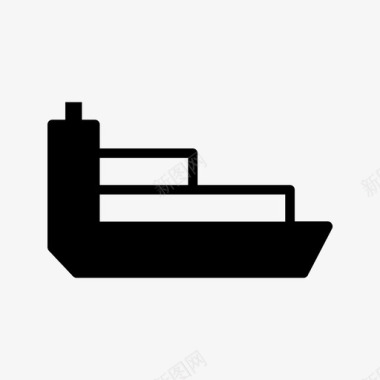货船商业海运图标图标