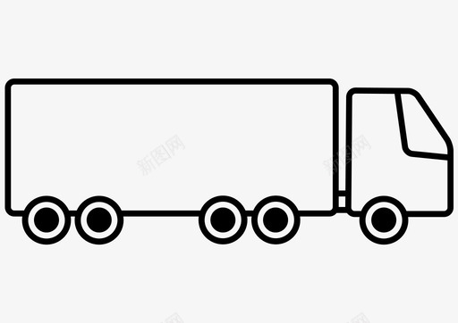 卡车驾驶运输图标svg_新图网 https://ixintu.com 卡车 车辆 运输 驾驶