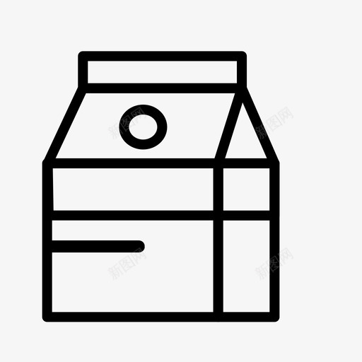 牛奶纸箱巧克力图标svg_新图网 https://ixintu.com 巧克力 牛奶 纸箱 食物 饮料