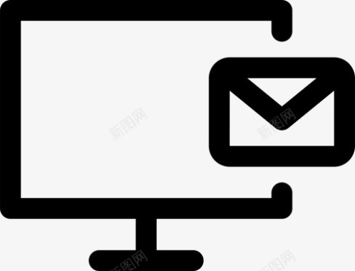 计算机信息电子邮件信封图标图标
