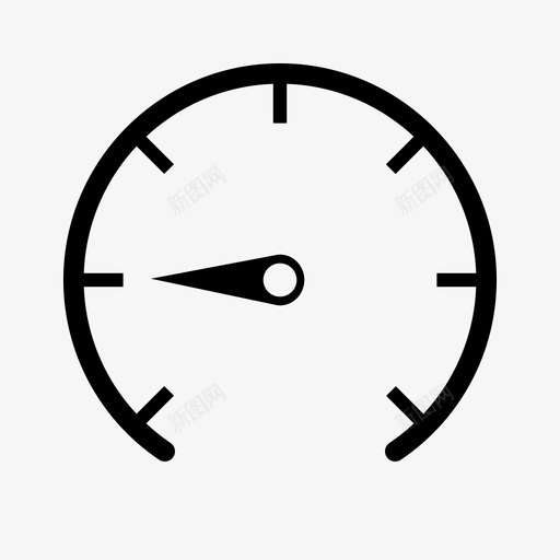 车速表减速低速图标svg_新图网 https://ixintu.com 低速 减速 网络元件 车速表