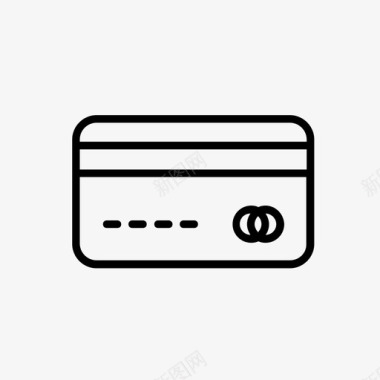 消费商业信用卡图标图标
